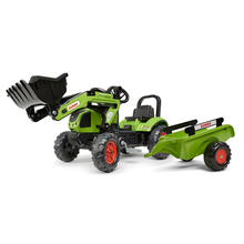 Frontlastare Claas m/släp Grön Falk